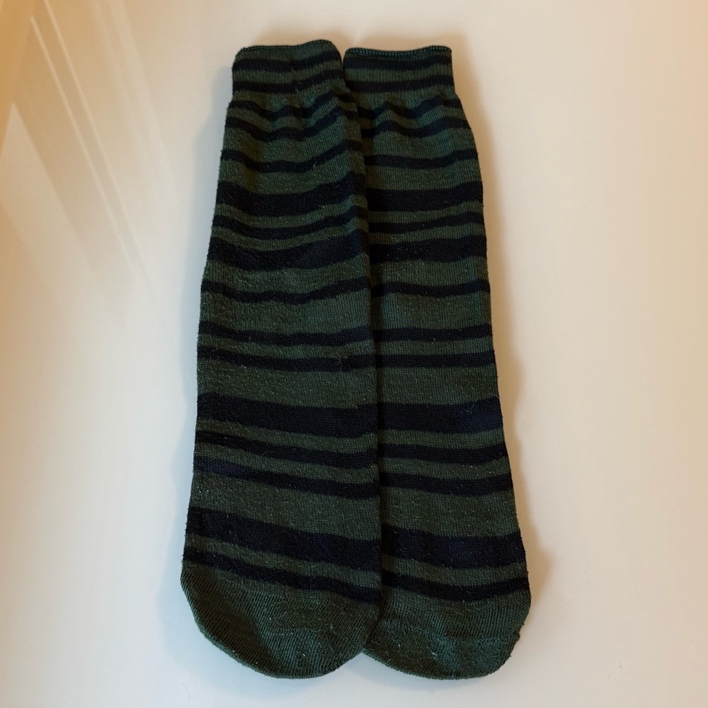 Green Patterned Dress Socks